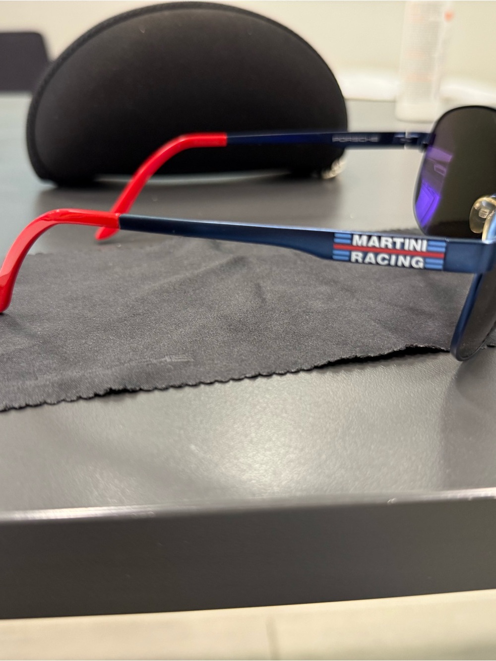 Porsche Men’s Martini Rossi Sunglasses. Barely Worn!!!